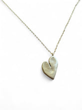 Load image into Gallery viewer, secret heart - hidden message bronze pendant