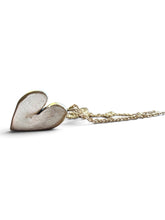 Load image into Gallery viewer, secret heart - hidden message bronze pendant